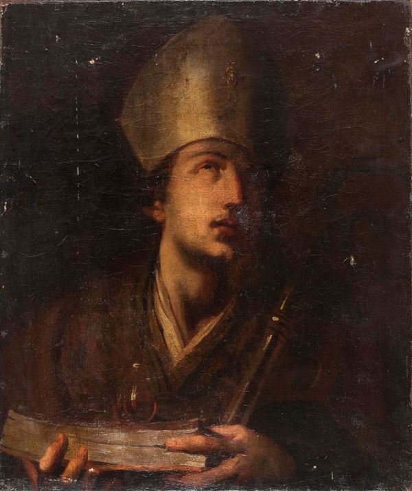 DIPINTO SAN GENNARO DI PITTORE NAPOLETANO