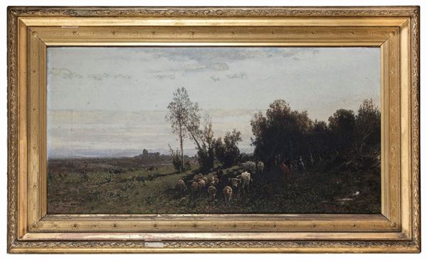 DIPINTO CAMPAGNA DI FEDERICO CORTESE