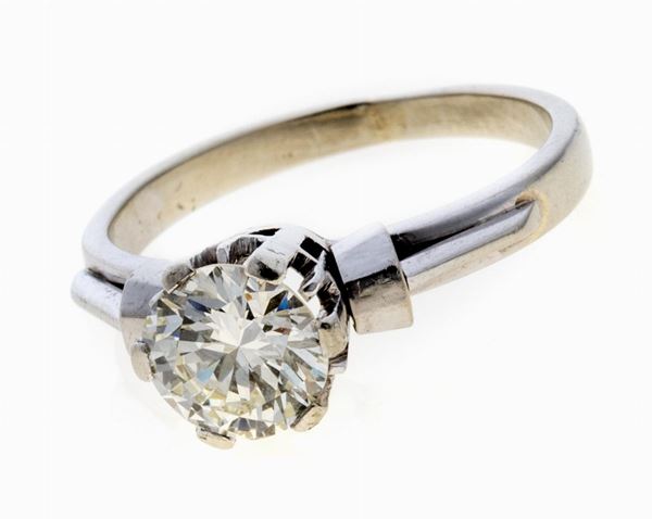 ANELLO SOLITAIRE CON BRILLANTE
