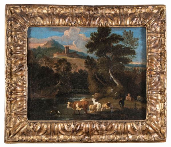 PAESAGGIO LAZIALE DI DIRCK VAN BERGEN
