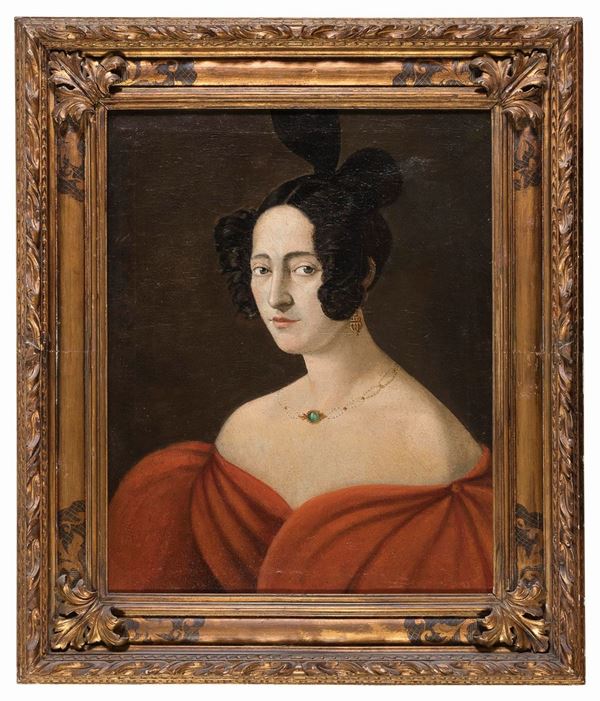 RITRATTO DI GENTILDONNA DI PITTORE NORDICO