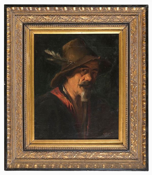 DIPINTO CACCIATORE DI JOSEPH MAYR