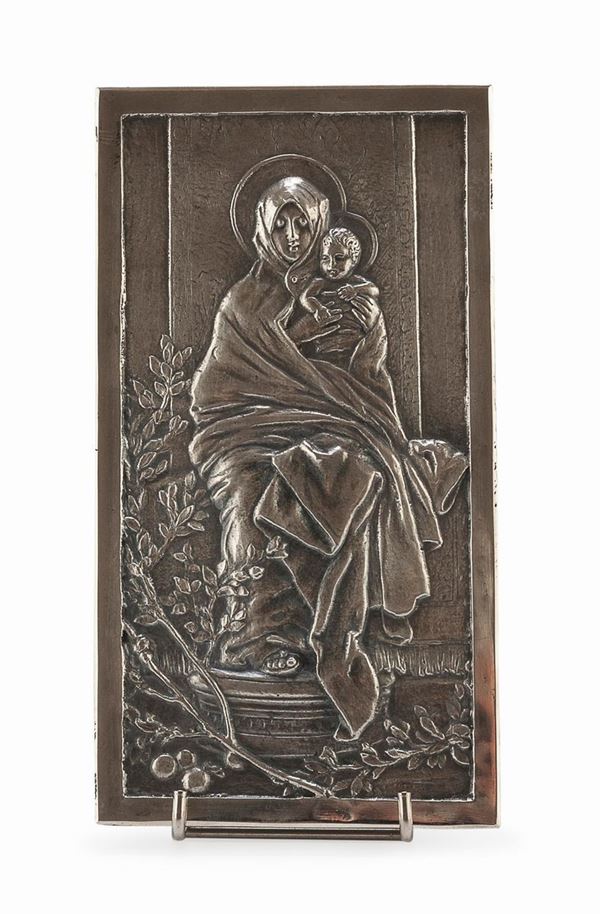 BASSORILIEVO IN ARGENTO DI MARCELLO MORTET
