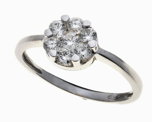 ANELLO  CON BRILLANTI