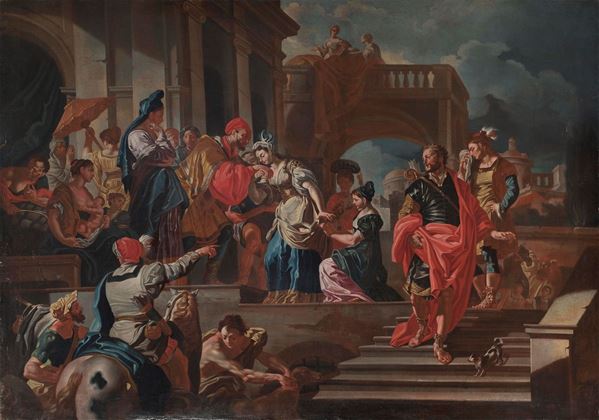 DIPINTO SALOMONE DELLA BOTTEGA DI FRANCESCO SOLIMENA