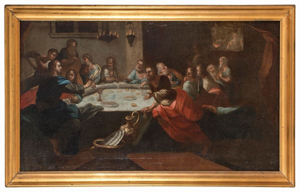 DIPINTO ULTIMA CENA DI PITTORE NAPOLETANO