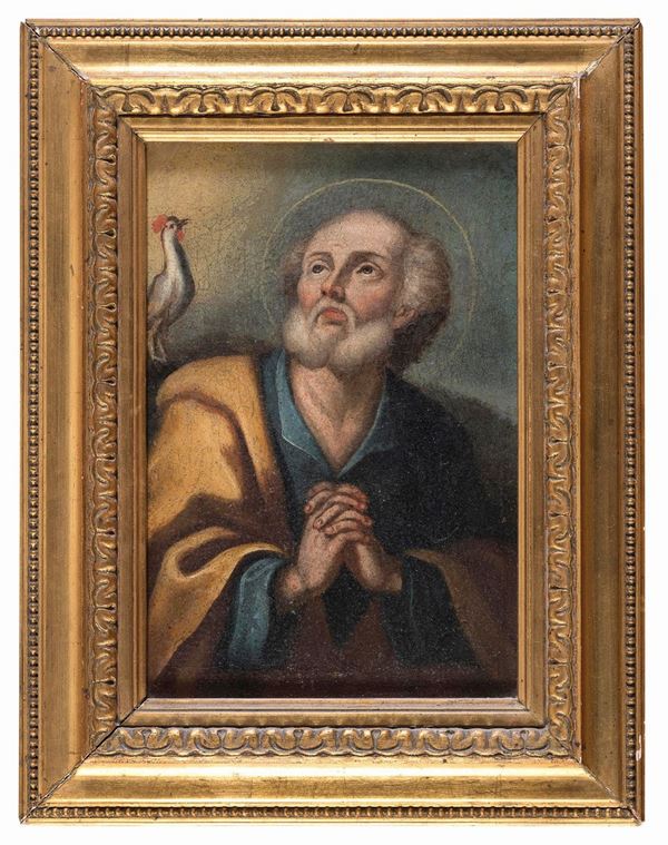 PENTIMENTO DI PIETRO DEL SETTECENTO