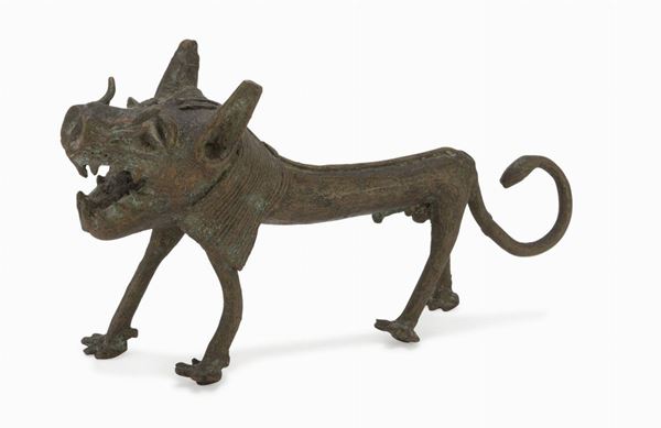 SCULTURA IN BRONZO MEDIO ORIENTE