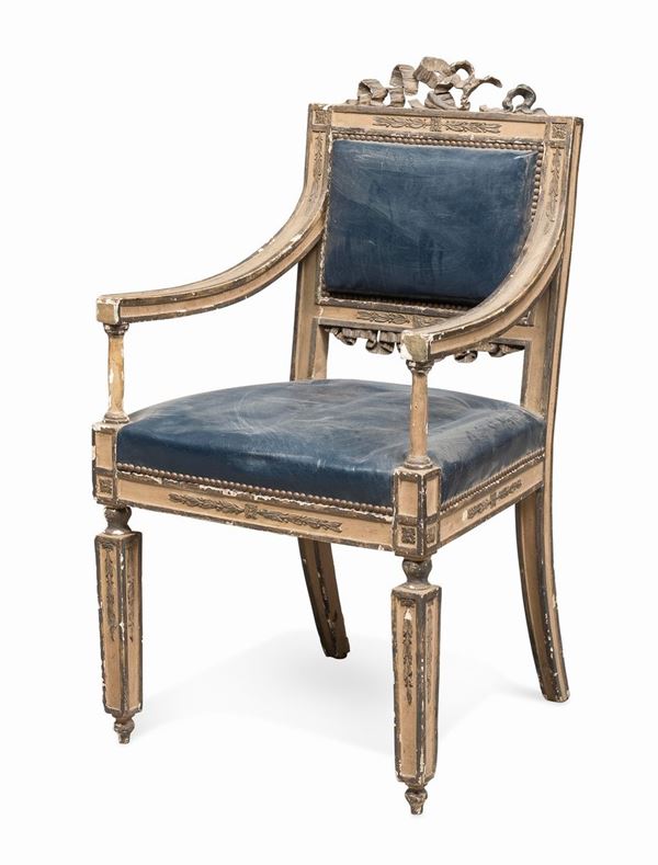 POLTRONCINA NAPOLI O VENETO LUIGI XVI