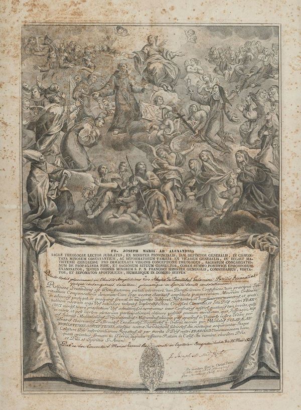 INCISIONE ASCENSIONE DI CARLO ANTONINI