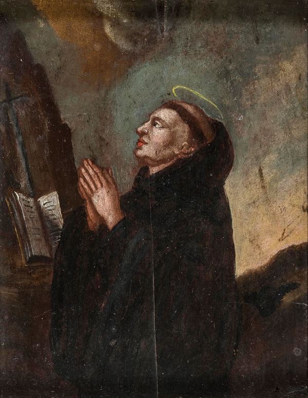 DIPINTO SANTO IN PREGHIERA