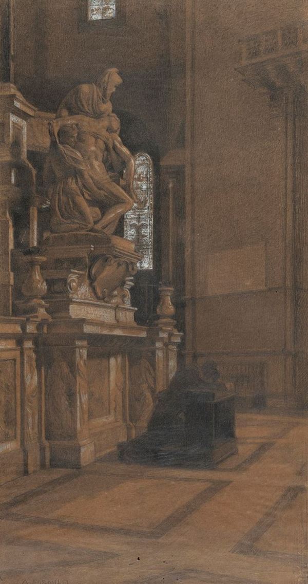 DISEGNO DUOMO DI FIRENZE DI ATTILIO FORMILLI