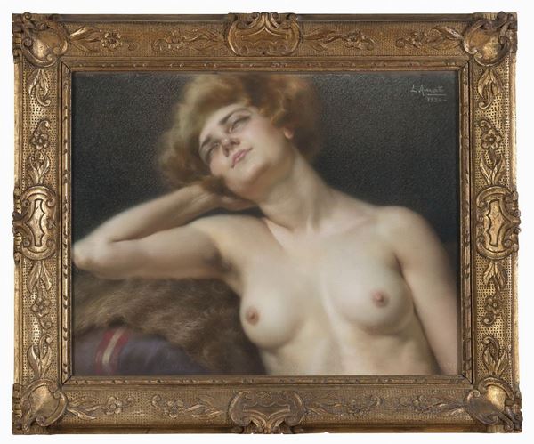 PASTELLO NUDO DI LUIGI AMATO