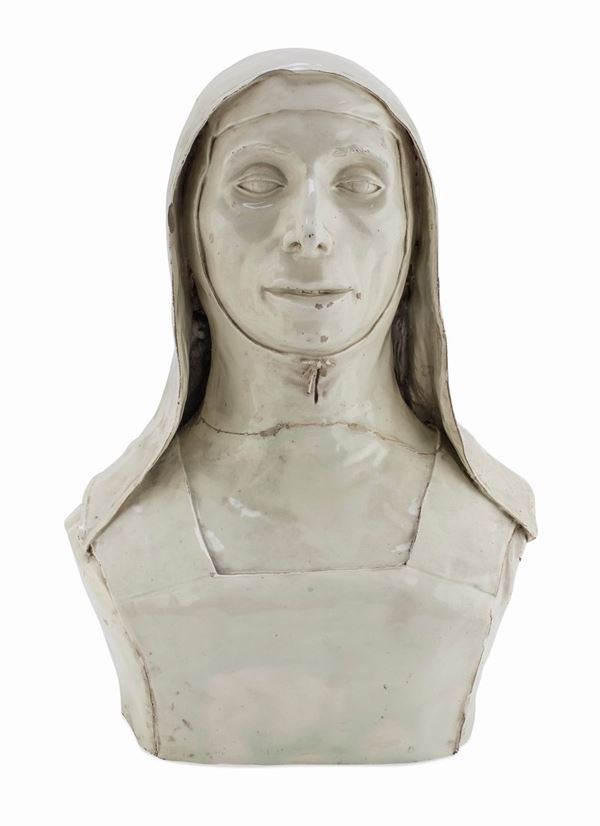 BUSTO DI SUORA IN TERRACOTTA