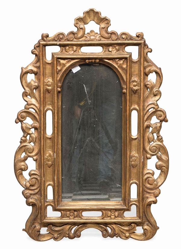 SPECCHIERA IN LEGNO DORATO, VENETO