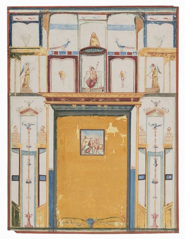 COPPIA ACQUERELLI A TROMPE-L’OEIL