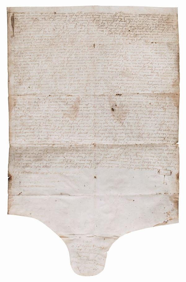 MANOSCRITTO SU PERGAMENA H. JACOBUS