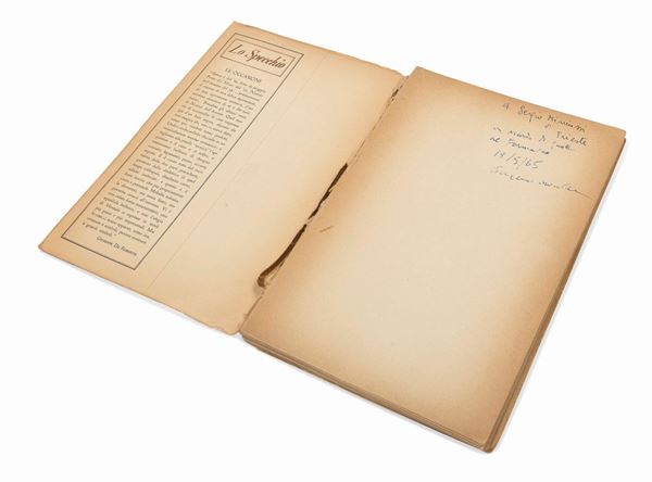 LE OCCASIONI DI EUGENIO MONTALE CON AUTOGRAFO