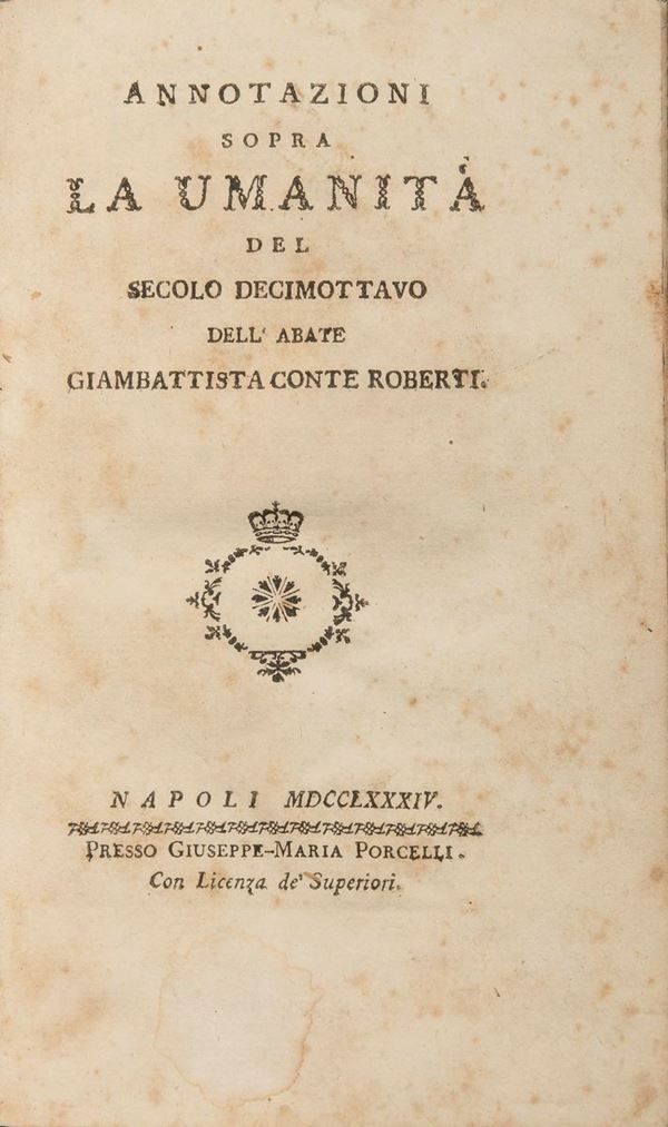 BELLA LEGATURA SETTECENTO