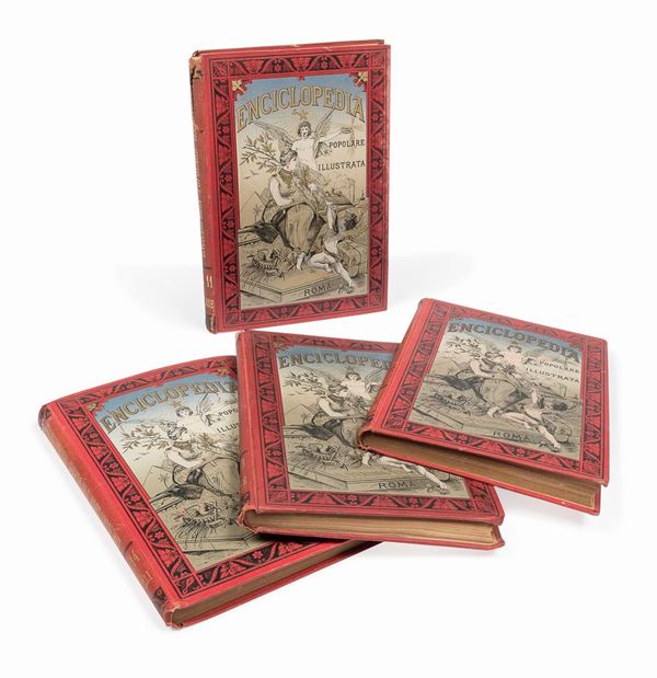 QUATTRO VOLUMI ENCICLOPEDIA POPOLARE