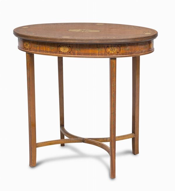 TAVOLINO IN LEGNO DI SATIN, INGHILTERRA