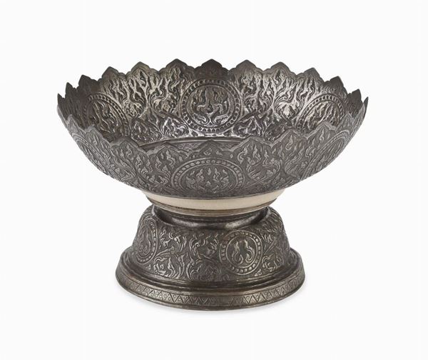 ALZATA IN ARGENTO, KASHMIR XIX SECOLO