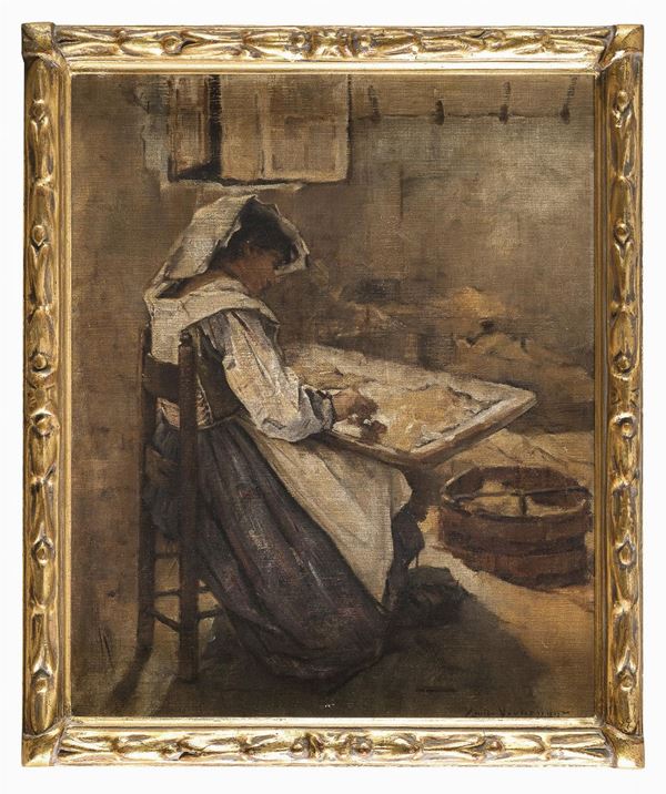 DIPINTO POPOLANA DI EMILE VERBRUGGE