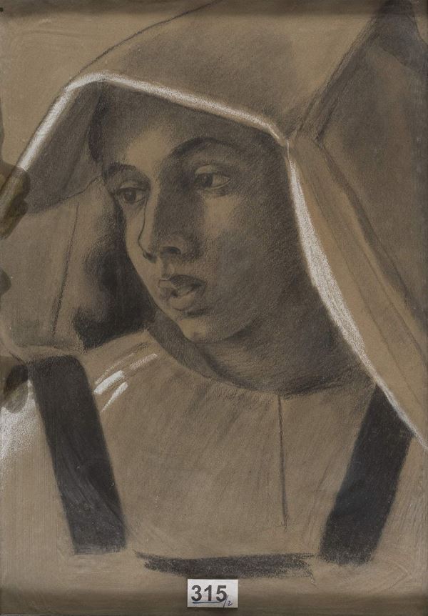 PASTELLO RITRATTO DI SUORA