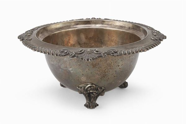 VASCHETTA IN SILVERPLATED, REGNO UNITO XIX SECOLO