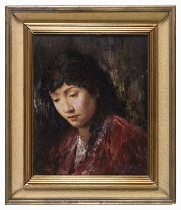 DIPINTO RITRATTO DI DONNA