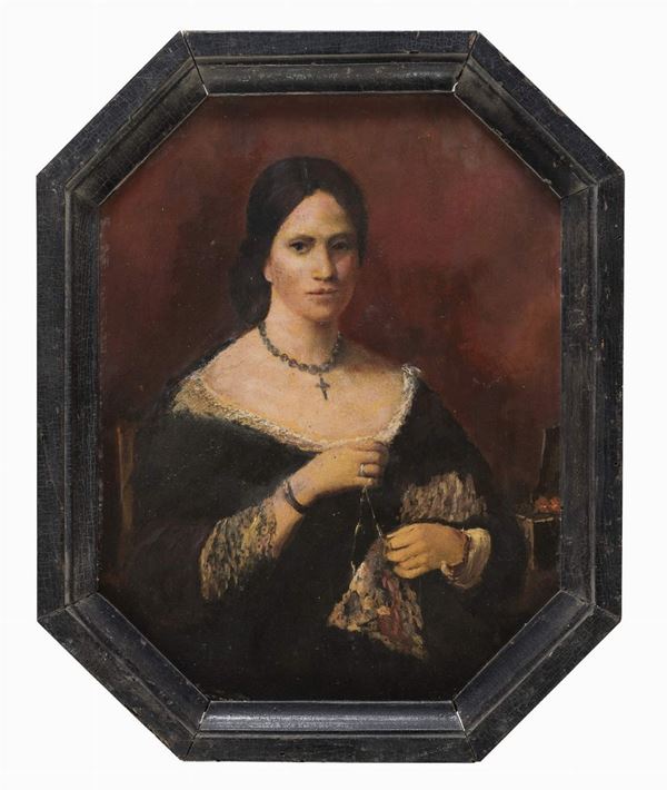 DIPINTO RITRATTO DI GENTILDONNA