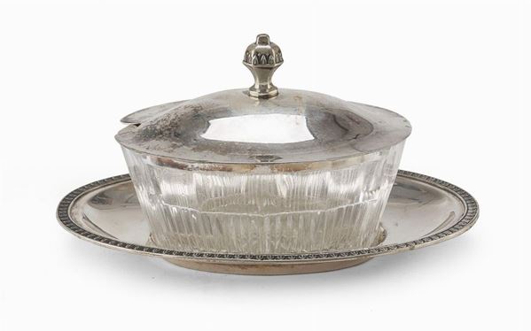 FORMAGGERA IN CRISTALLO E ARGENTO, CALEGARO PADOVA