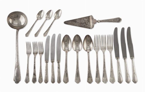 SERVIZIO DI POSATE IN SILVERPLATED, ITALIA