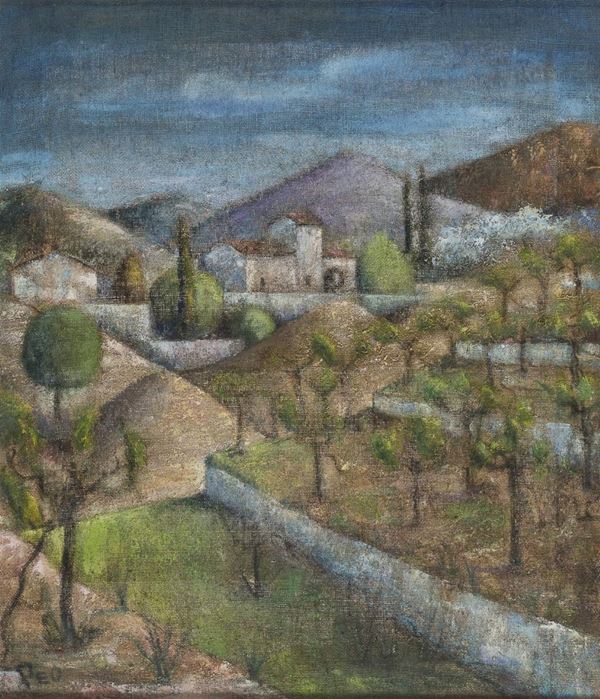 DIPINTO PAESAGGIO F.TO PEO