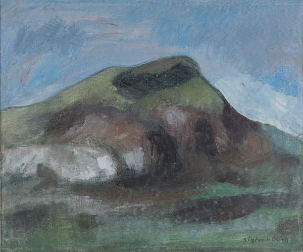 DIPINTO PAESAGGIO DI SIGFRIDO OLIVA