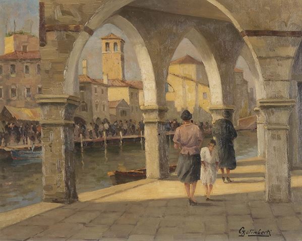 DIPINTO CHIOGGIA DI DARIO GALIMBERTI