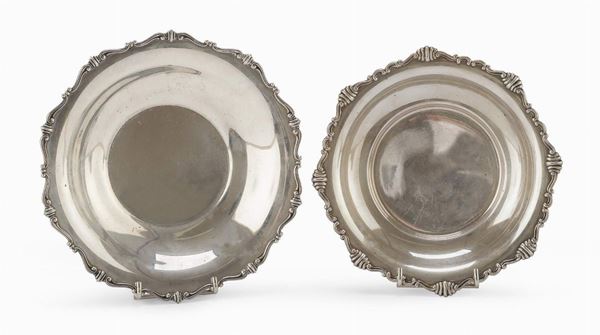 DUE VASCHETTE IN ARGENTO, FIRENZE