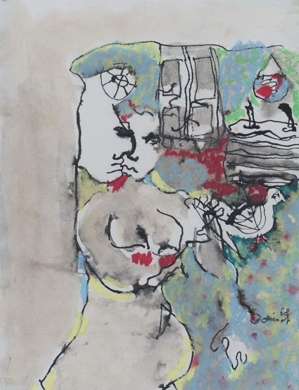 ACQUERELLO DATATO 1968