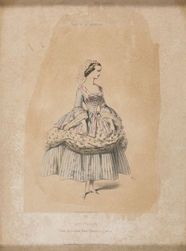 TRE STAMPE COSTUMI TEATRALI