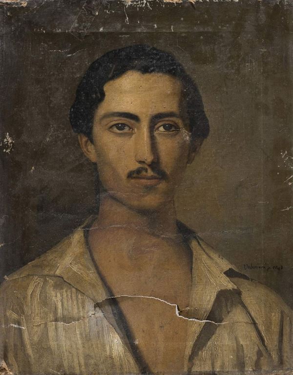 DIPINTO RITRATTO DI GIOVANE
