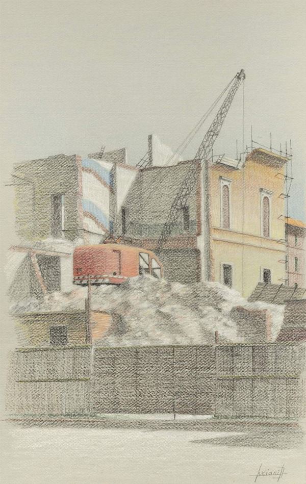 PASTELLO LAVORI DI DOMENICO LUCIANI