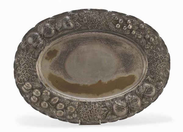 VASSOIO IN SILVERPLATED, INIZIO XX SECOLO
