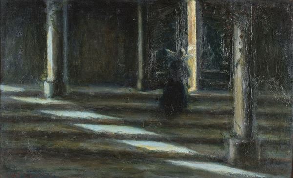 DIPINTO BASILICA F.TO M. MENOTTI