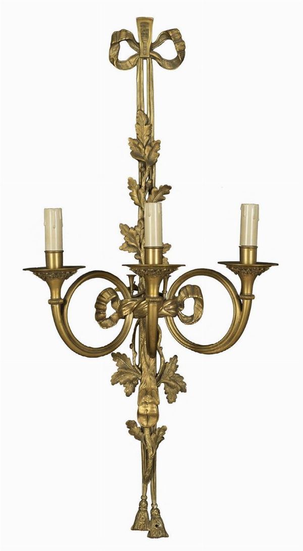 APPLIQUE IN BRONZO DORATO