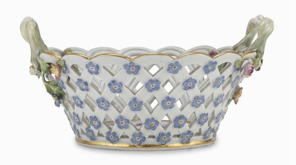 CESTINO IN PORCELLANA DI MEISSEN