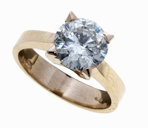 ANELLO SOLITAIRE CON BRILLANTE