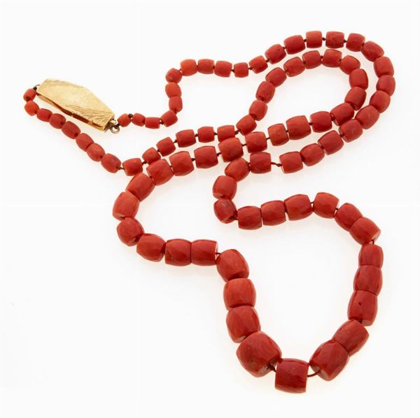 COLLANA IN CORALLO ROSSO
