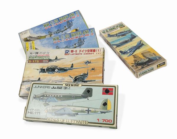 LOTTO AEROPLANI SECONDA GUERRA MONDIALE.