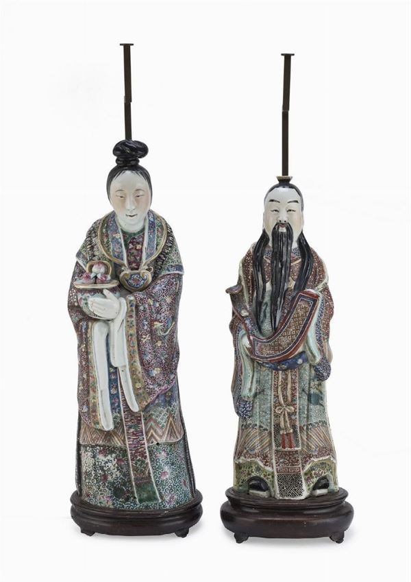 LAN CAIHE E FUXING IN PORCELLANA, CINA