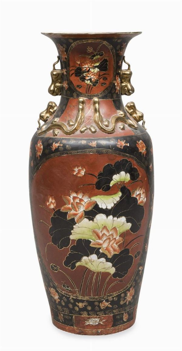 GRANDE VASO IN PORCELLANA, CINA